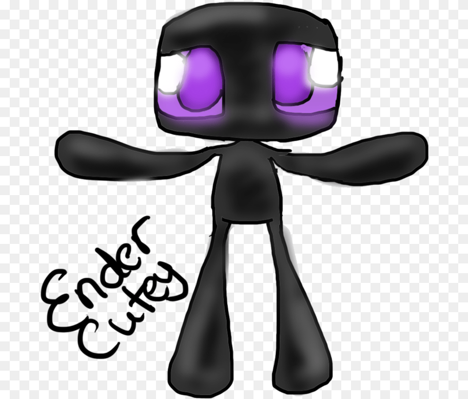 Cute Minecraft Drawings Enderman Cute, Appliance, Blow Dryer, Device, Electrical Device Free Png