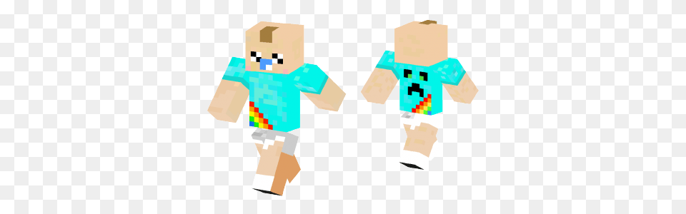 Cute Minecraft Skins, Person, Cardboard Free Png