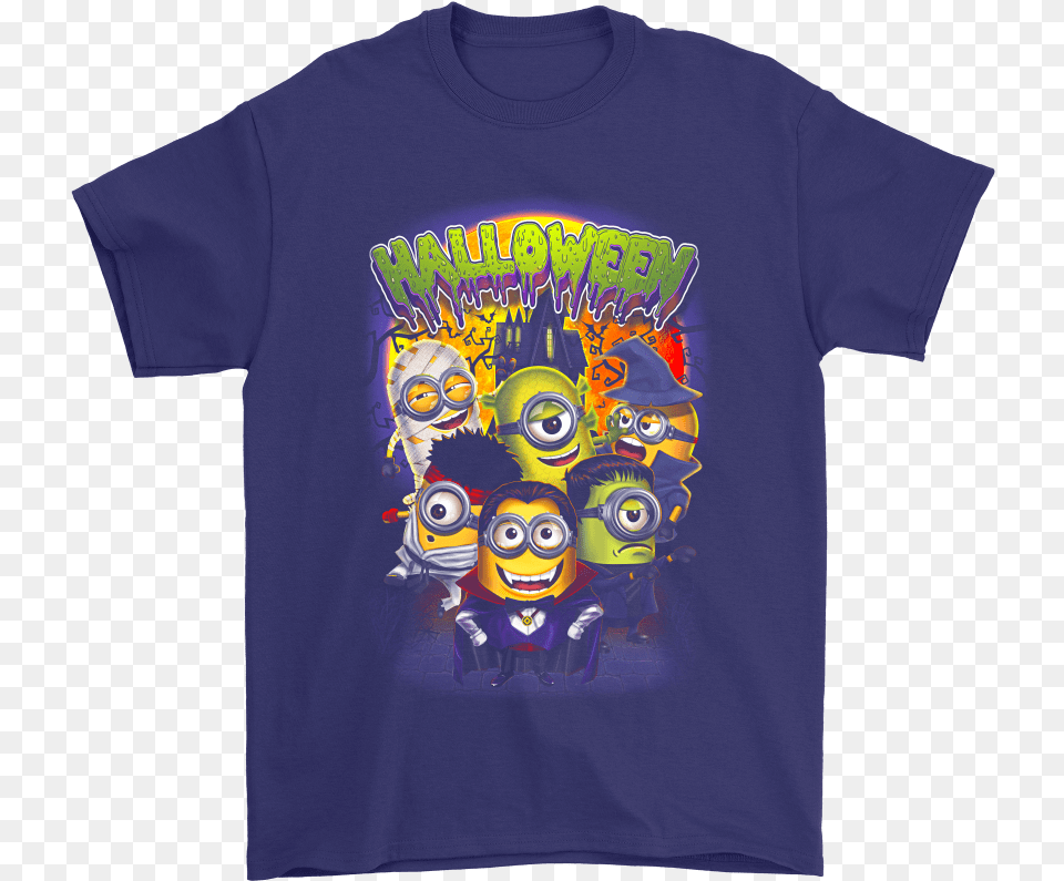 Cute Minions In Costume Despicable Me Halloween Shirts Happy Halloween Pics Minions, Clothing, Shirt, T-shirt, Face Free Png