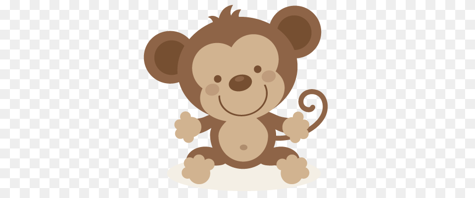 Cute Monkey And Clipart Bday Season, Animal, Bear, Mammal, Teddy Bear Png Image