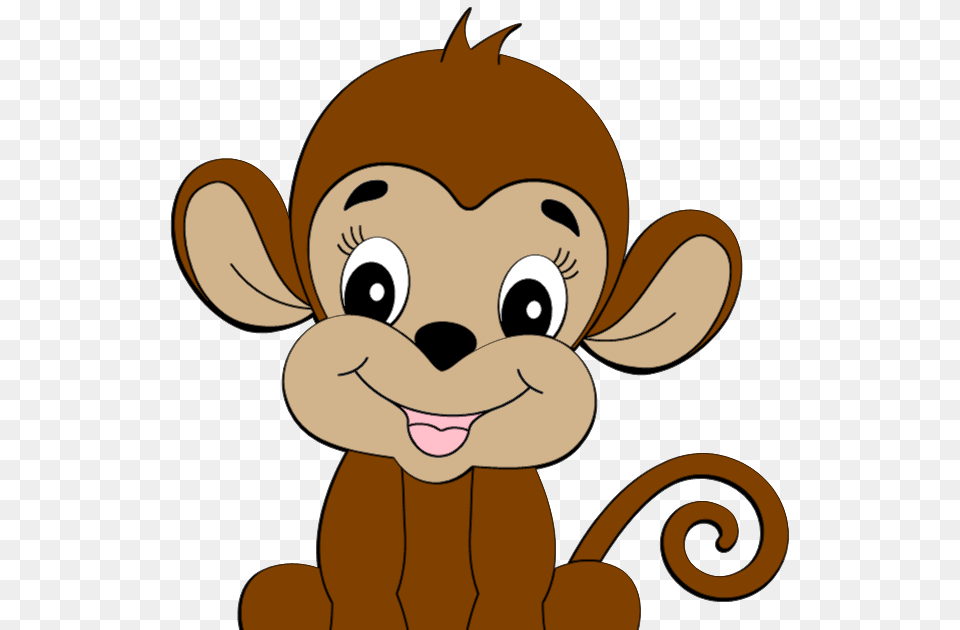 Cute Monkey Clipart Is Credited To Colorful Cliparts Drawings, Cartoon, Animal, Bear, Mammal Free Png