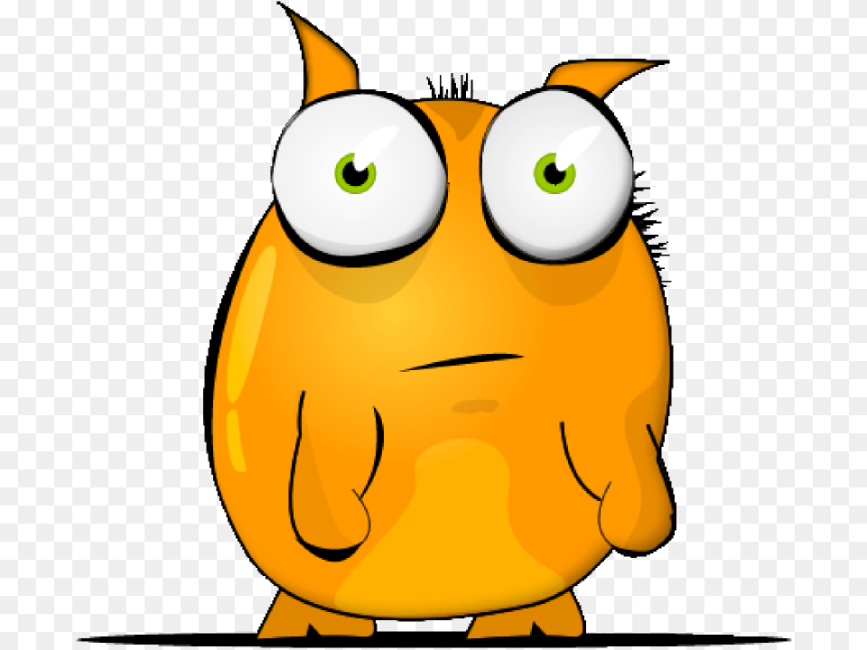 Cute Monster, Animal, Bird, Face, Head Free Png Download