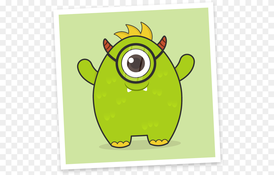 Cute Monster Mascot By Junoteam Cute Monsters Yellow Background, Green, Animal, Mammal, Pig Free Transparent Png