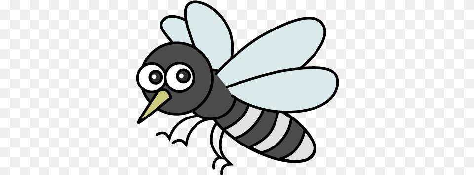 Cute Mosquito Clipart Cartoon, Animal, Bee, Insect, Invertebrate Free Png Download