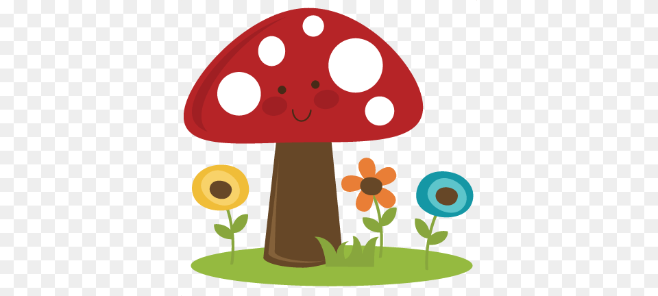 Cute Mushroom For Scrapbooking Mushroom Agaric, Fungus, Plant Free Png