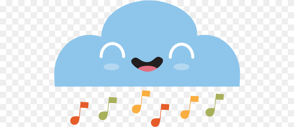 Cute Music Cloud Illustration, Baby, Person, Face, Head Png