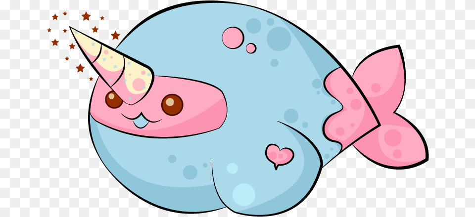 Cute Narwhal Cute Narwhal, Animal, Fish, Sea Life, Shark Free Transparent Png