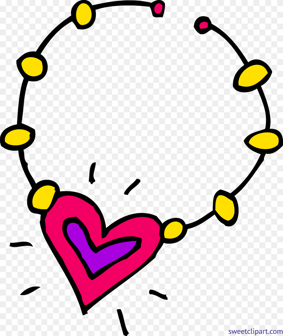 Cute Necklace Clip Art, Heart, Paper, Astronomy, Moon Free Png Download