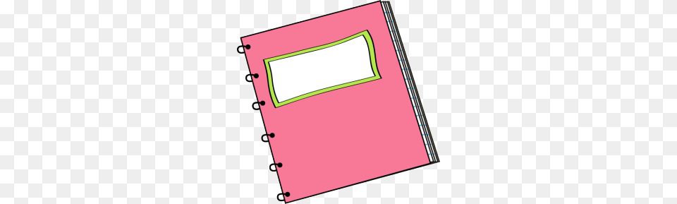 Cute Notebook Paper Clipart, File Binder, Blackboard Png Image