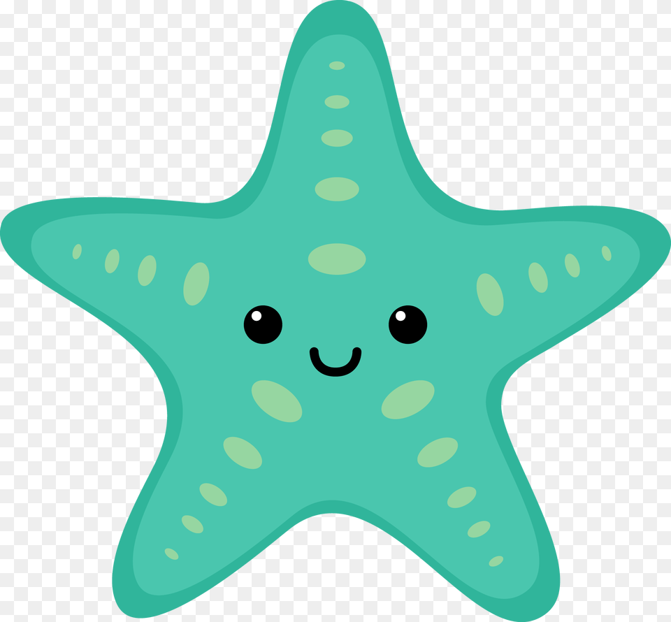 Cute Ocean Animal Clipart, Sea Life, Invertebrate, Starfish Free Png Download