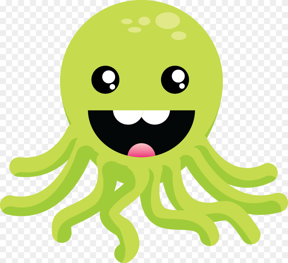 Cute Octopus Image Sometime I Wish I Was An Octopus, Green, Toy, Plush, Animal Free Png Download