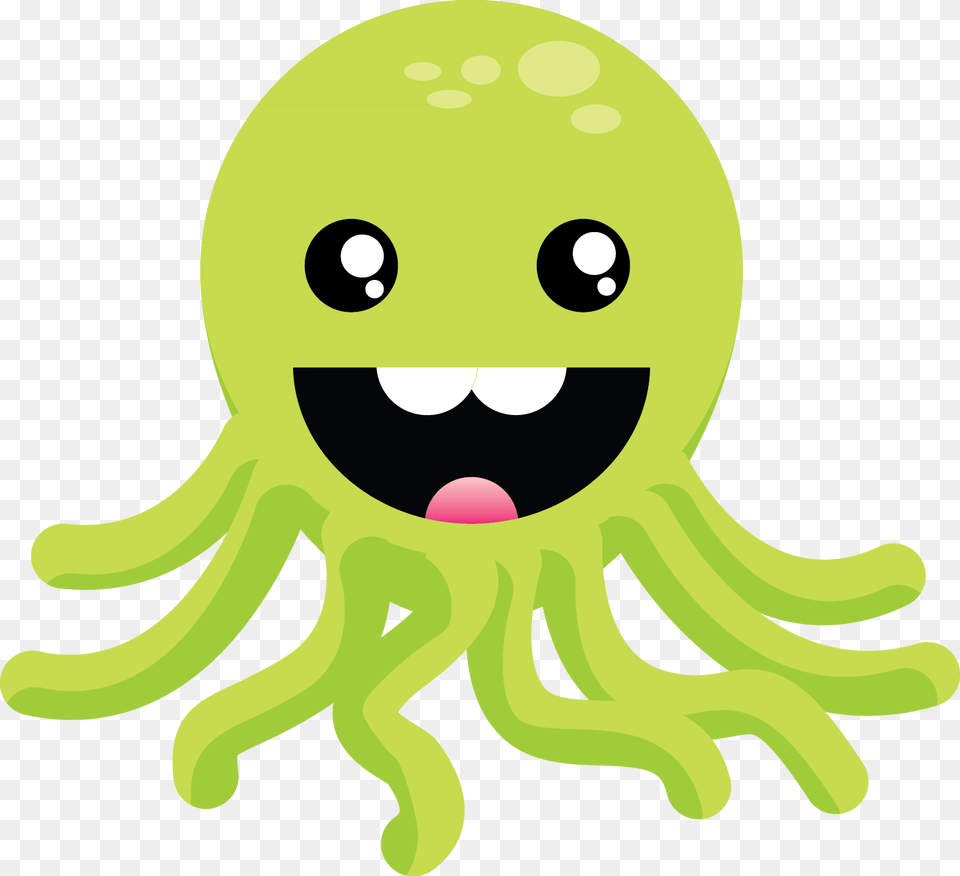 Cute Octopus Image Wish I Was An Octopus, Green, Toy, Plush, Animal Free Transparent Png