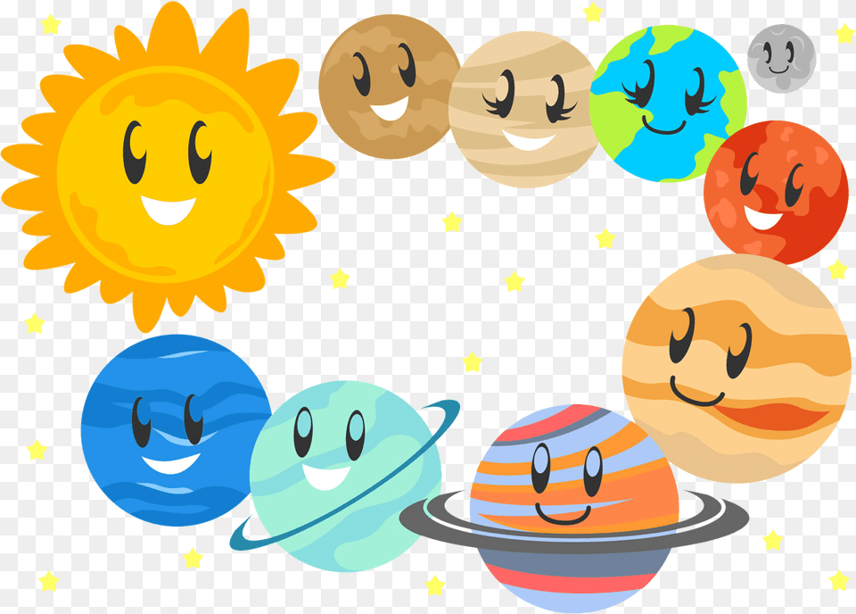 Cute Outer Space Clipart, Face, Head, Person Free Png Download