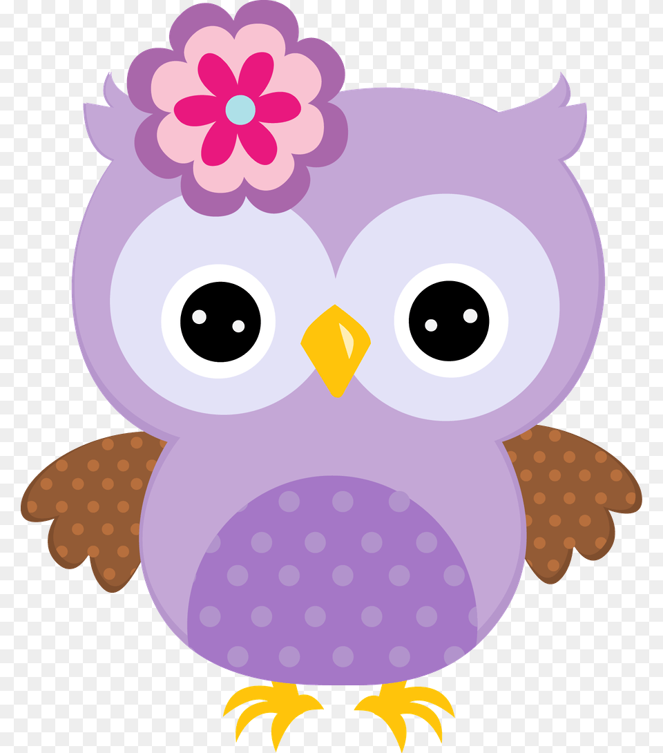 Cute Owl Clipart, Purple, Nature, Outdoors, Snow Free Transparent Png