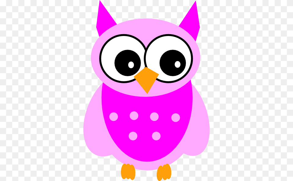 Cute Owl Clipart Cute Pink Owl, Purple, Nature, Outdoors, Snow Png Image