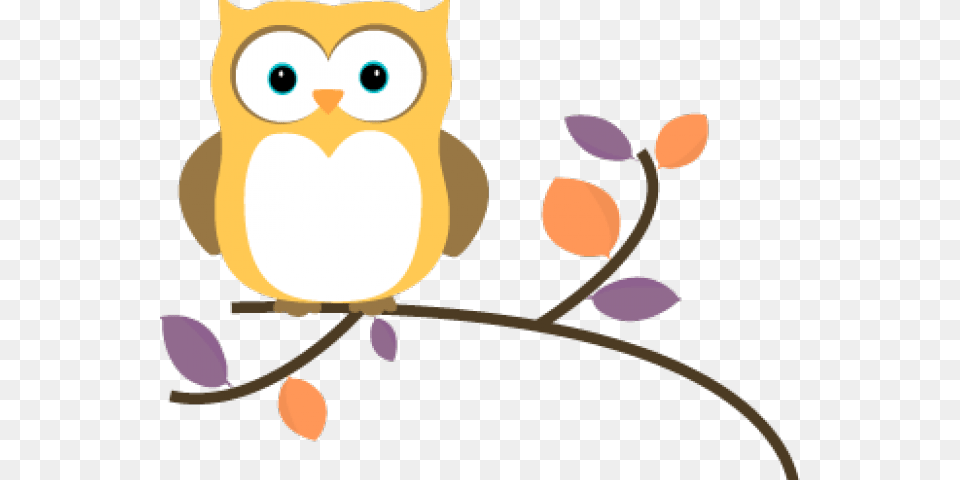 Cute Owl Clipart Owl On A Branch Clip Art, Graphics, Pattern, Animal, Bird Free Transparent Png