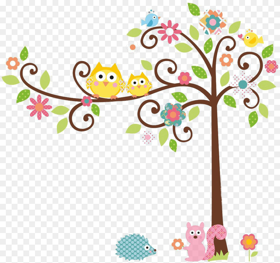 Cute Owl Marcos Infantiles De Buhos, Art, Floral Design, Graphics, Pattern Png Image