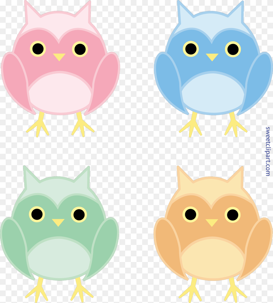 Cute Owls Set Clip Art, Animal, Bird Free Png Download