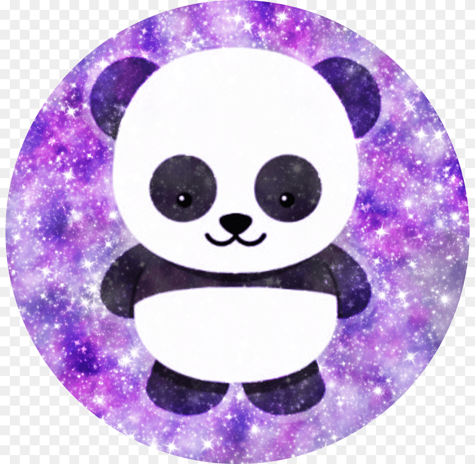 Cute Panda Animated Pictures Of Pandas, Purple, Sphere, Nature, Night Png Image