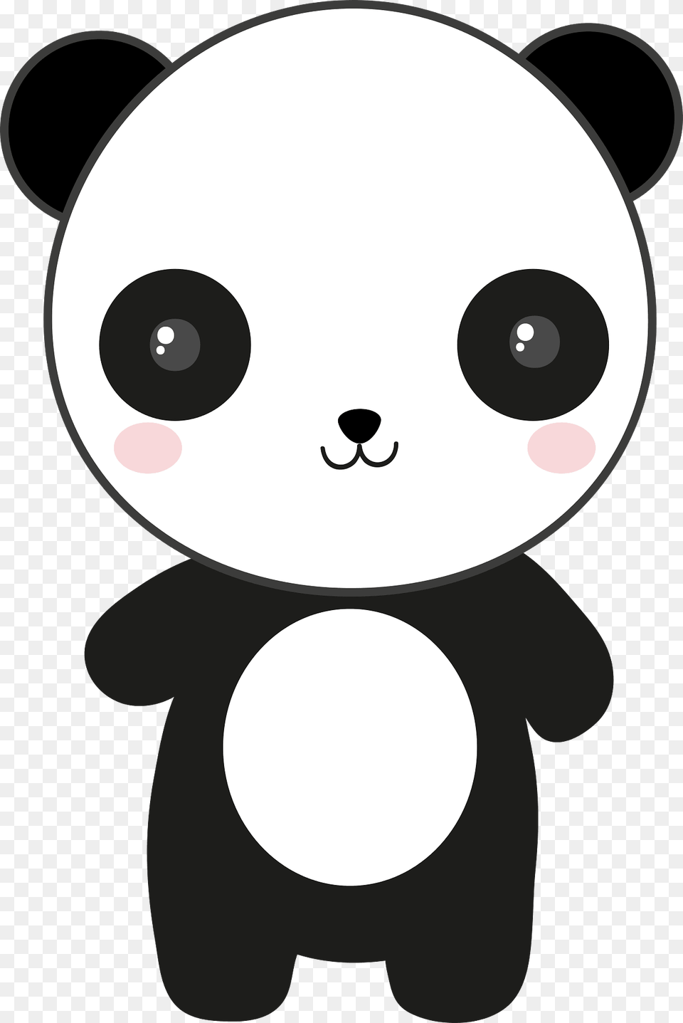 Cute Panda Clipart, Toy, Smoke Pipe, Disk Png Image