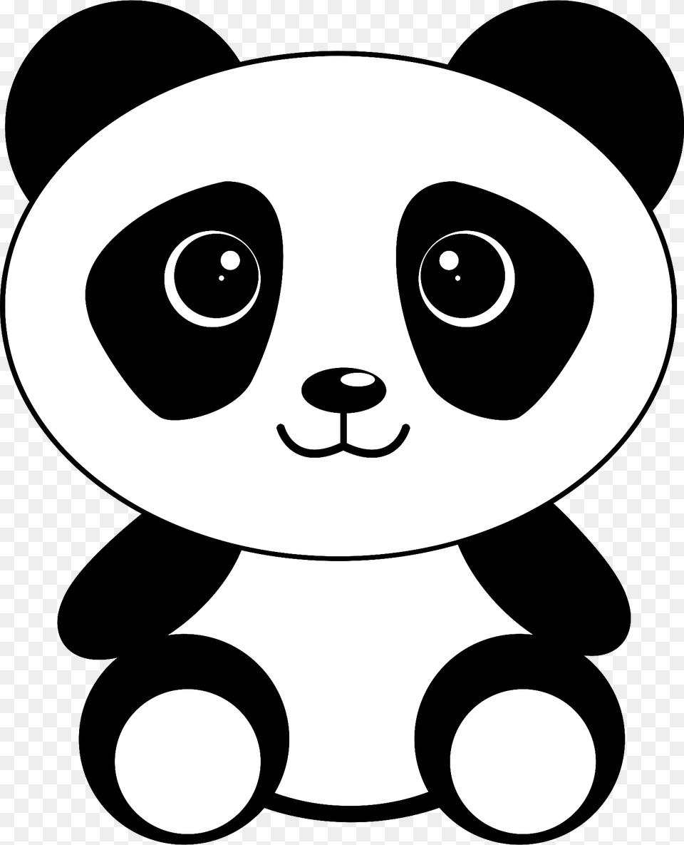 Cute Panda Clipart, Nature, Outdoors, Snow, Snowman Free Png Download
