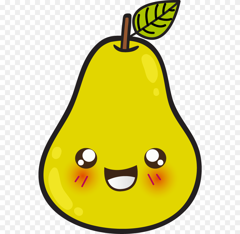 Cute Pear Clipart Cute In Cute Clip Art And Art, Food, Fruit, Plant, Produce Png Image