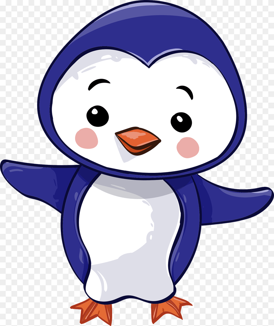 Cute Penguin Clipart, Baby, Person, Face, Head Free Png