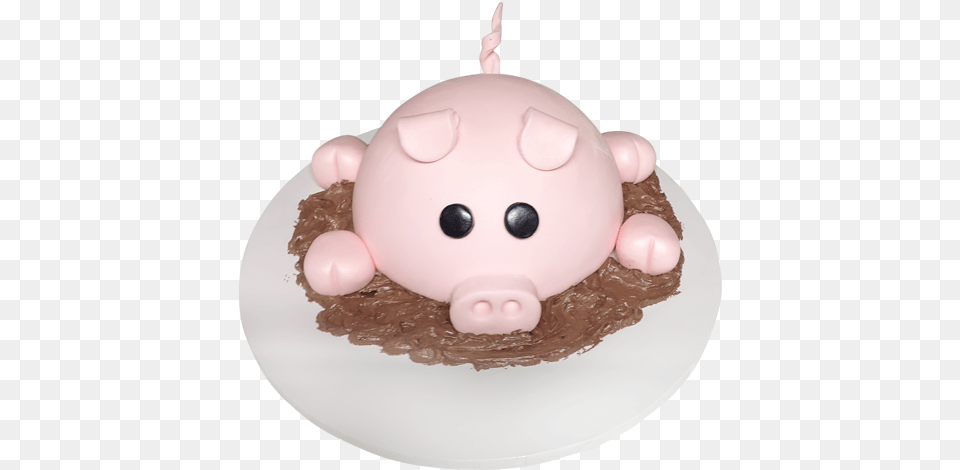 Cute Pig Cake, Birthday Cake, Cream, Dessert, Food Png