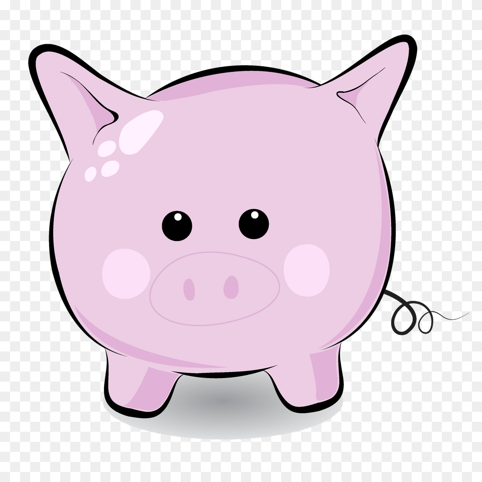 Cute Pig Cliparts, Piggy Bank, Animal, Fish, Sea Life Png