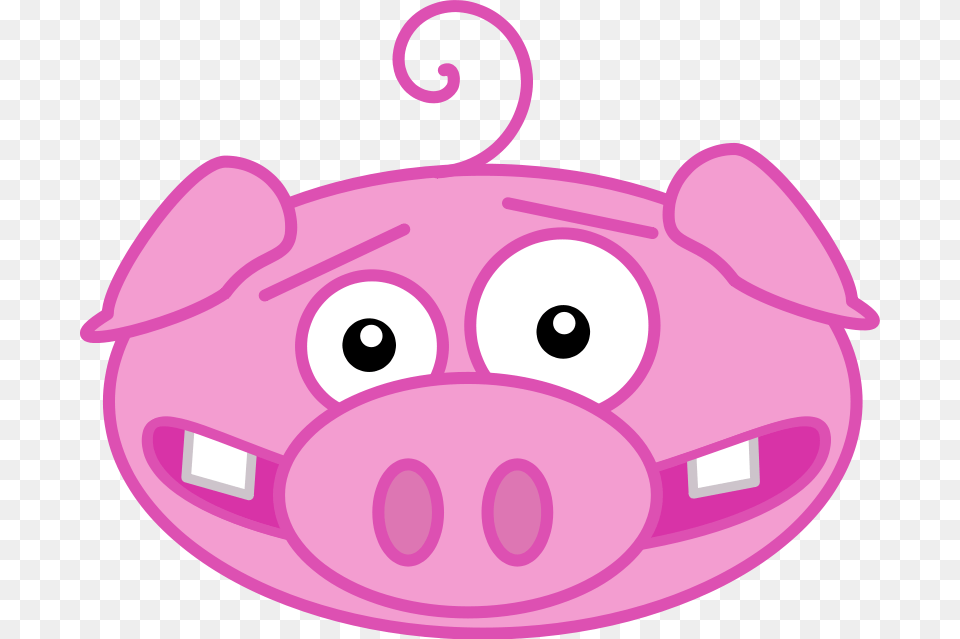 Cute Pig Face Clipart Pig Clipart, Piggy Bank Free Png