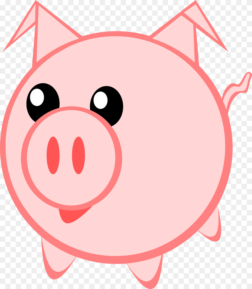 Cute Pig Face Images Clipart Cartoon Pig No Background, Piggy Bank Free Png