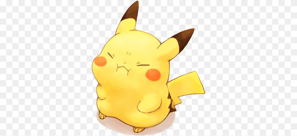 Cute Pikachu, Plush, Toy, Animal, Mammal Png Image
