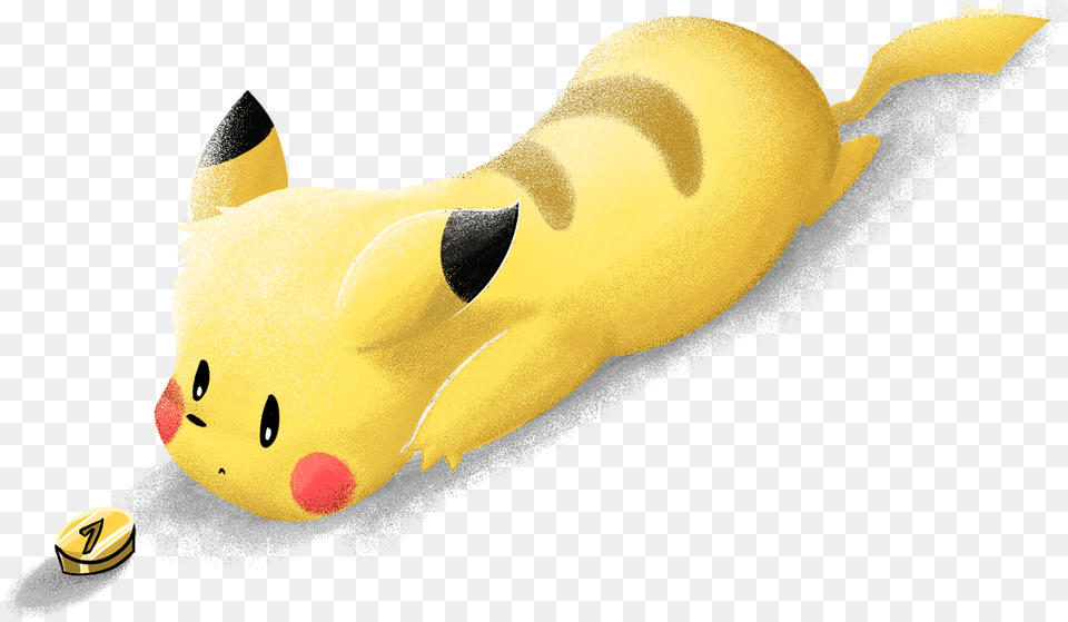 Cute Pikachu Coin Cat, Animal Png