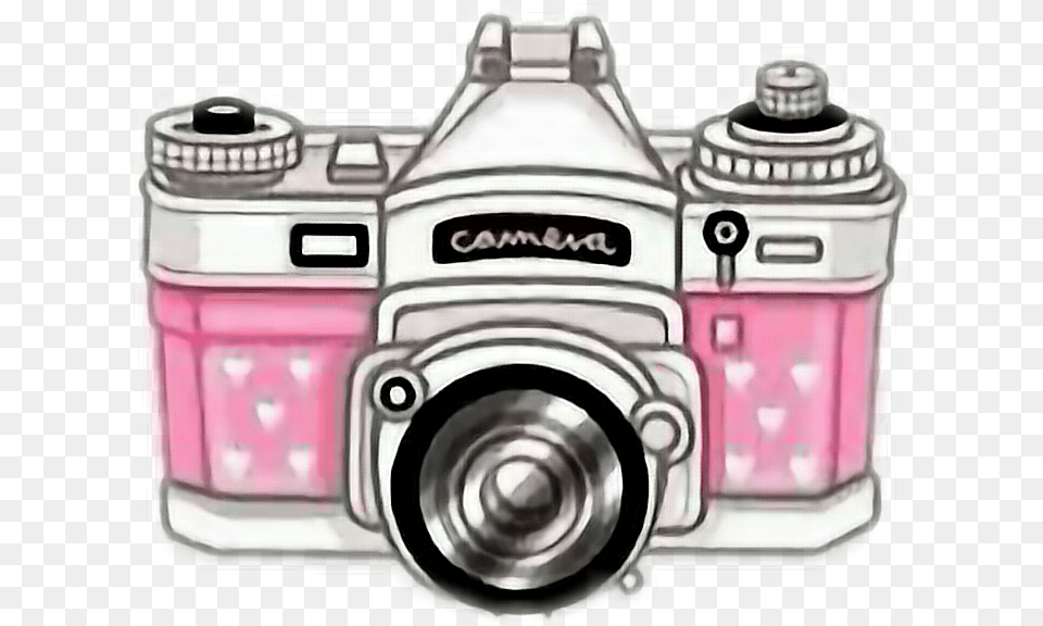Cute Pink Camera Selfie Sweet Digital Slr, Digital Camera, Electronics Free Png