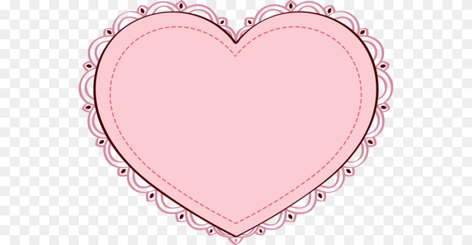 Cute Pink Heart Clipart In Pack 5880 Heart Pink Valentine Clipart, Plate Png