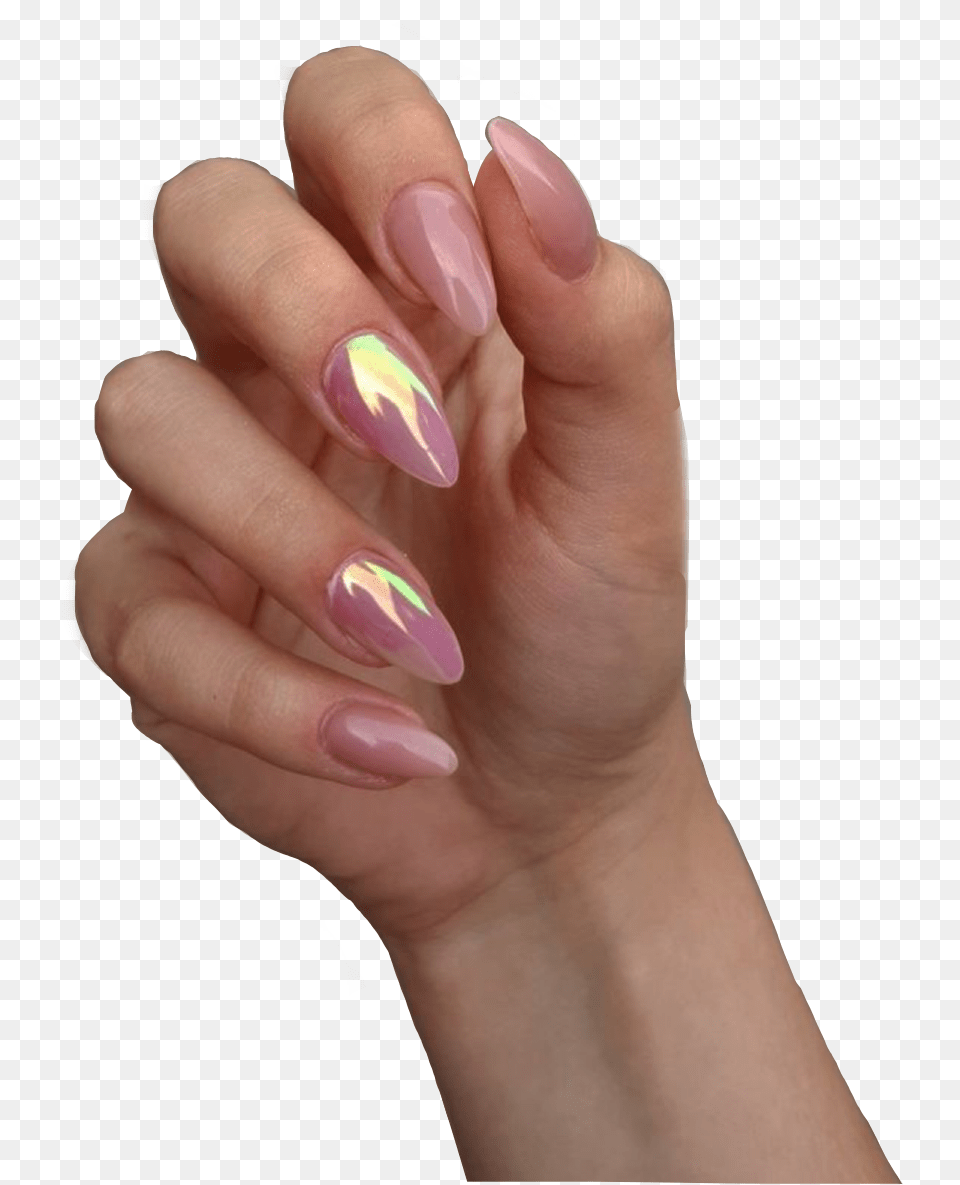Cute Pink Nails Niche Meme Opi Less Is Norse, Body Part, Person, Hand, Nail Png