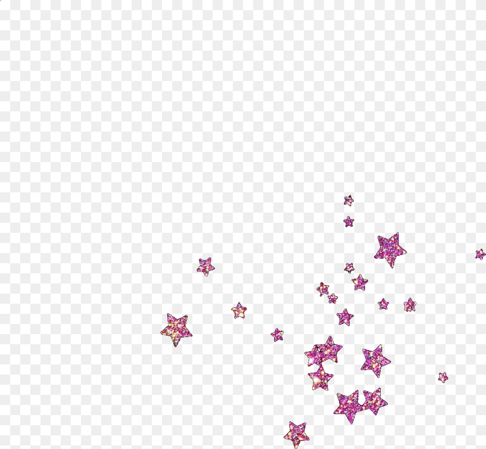 Cute Pink Stars Pink Sparkle Star, Purple, Symbol Free Transparent Png