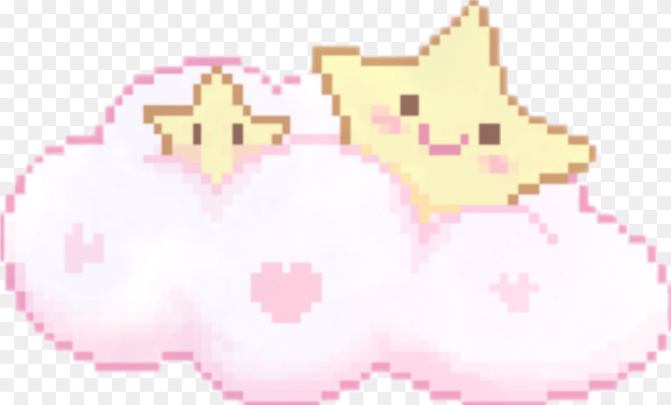 Cute Pixel Cloud Cute Pastel Cloud Transparent Free Png Download