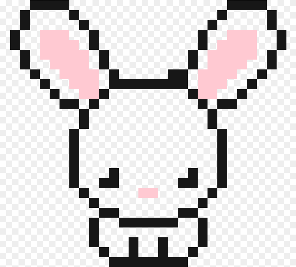 Cute Pixel Cute Bunny Pixel Art, Animal, Deer, Mammal, Wildlife Png