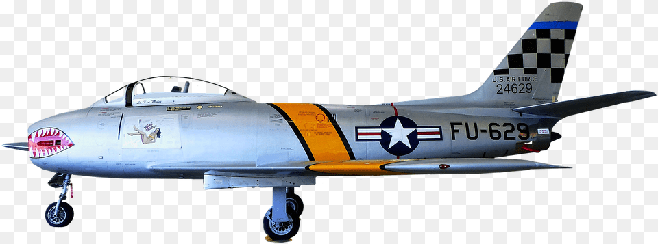 Cute Plane North American F 86 Sabre, Aircraft, Airplane, Jet, Transportation Free Transparent Png