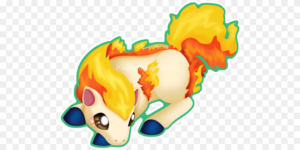 Cute Pokemon Ponyta, Food, Ketchup, Cupid Free Png Download