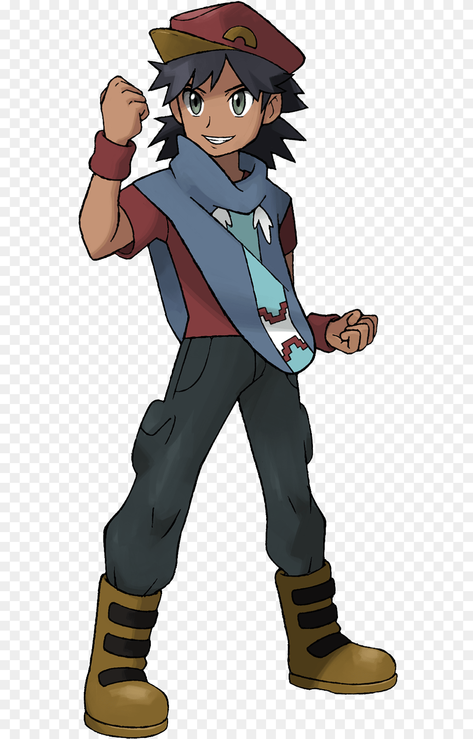 Cute Pokemon Trainer Boys Pokemon Sage Characters Pokemon Trainer Boy, Book, Comics, Publication, Person Png