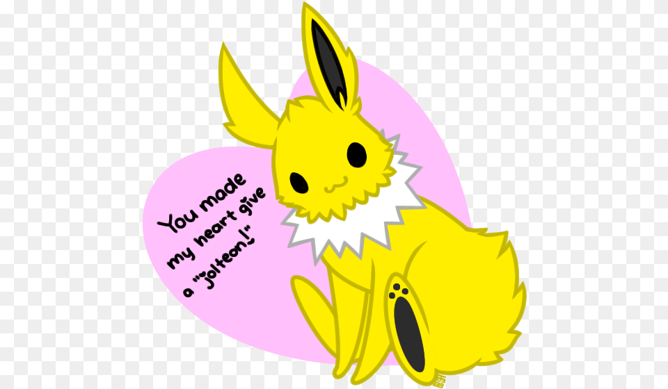 Cute Pokemon Valentine Jolteon Clipart Download Cartoon, Egg, Food Png