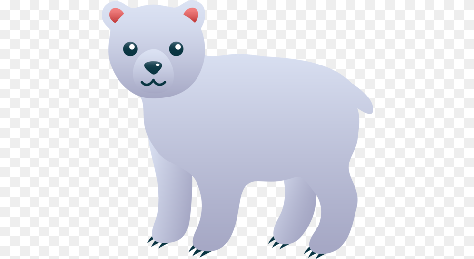 Cute Polar Bear Clipart Polar Bear Animals In Winter Clipart, Animal, Mammal, Wildlife Free Png