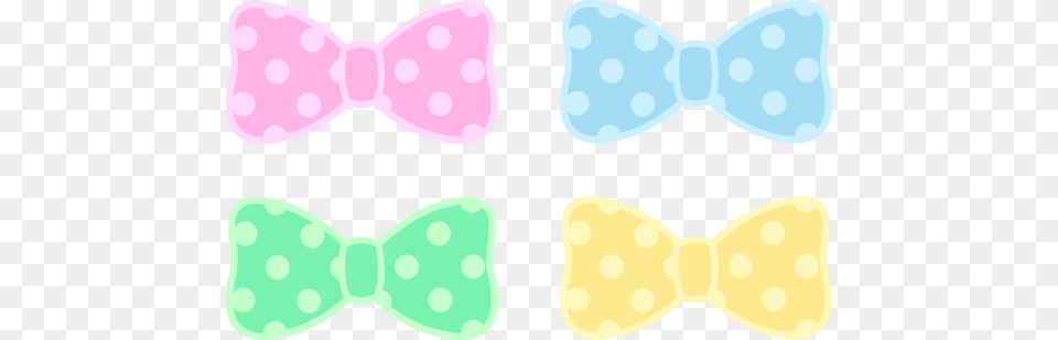 Cute Polka Dot Pastel Bows, Accessories, Bow Tie, Formal Wear, Tie Free Transparent Png