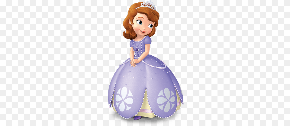 Cute Princess Sofia, Dress, Clothing, Toy, Doll Png Image