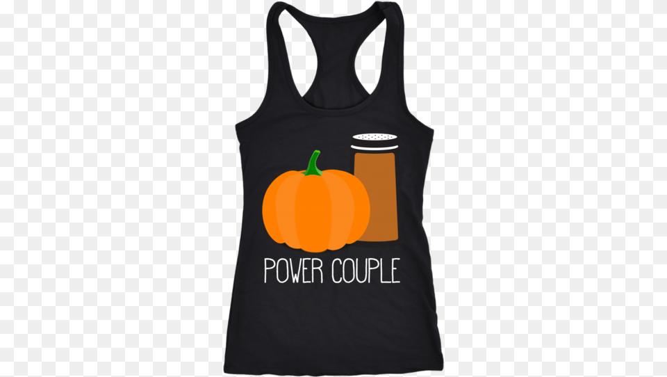 Cute Pumpkin Spice Women S Tank Top T Shirt, Clothing, Tank Top, Food, Plant Png Image