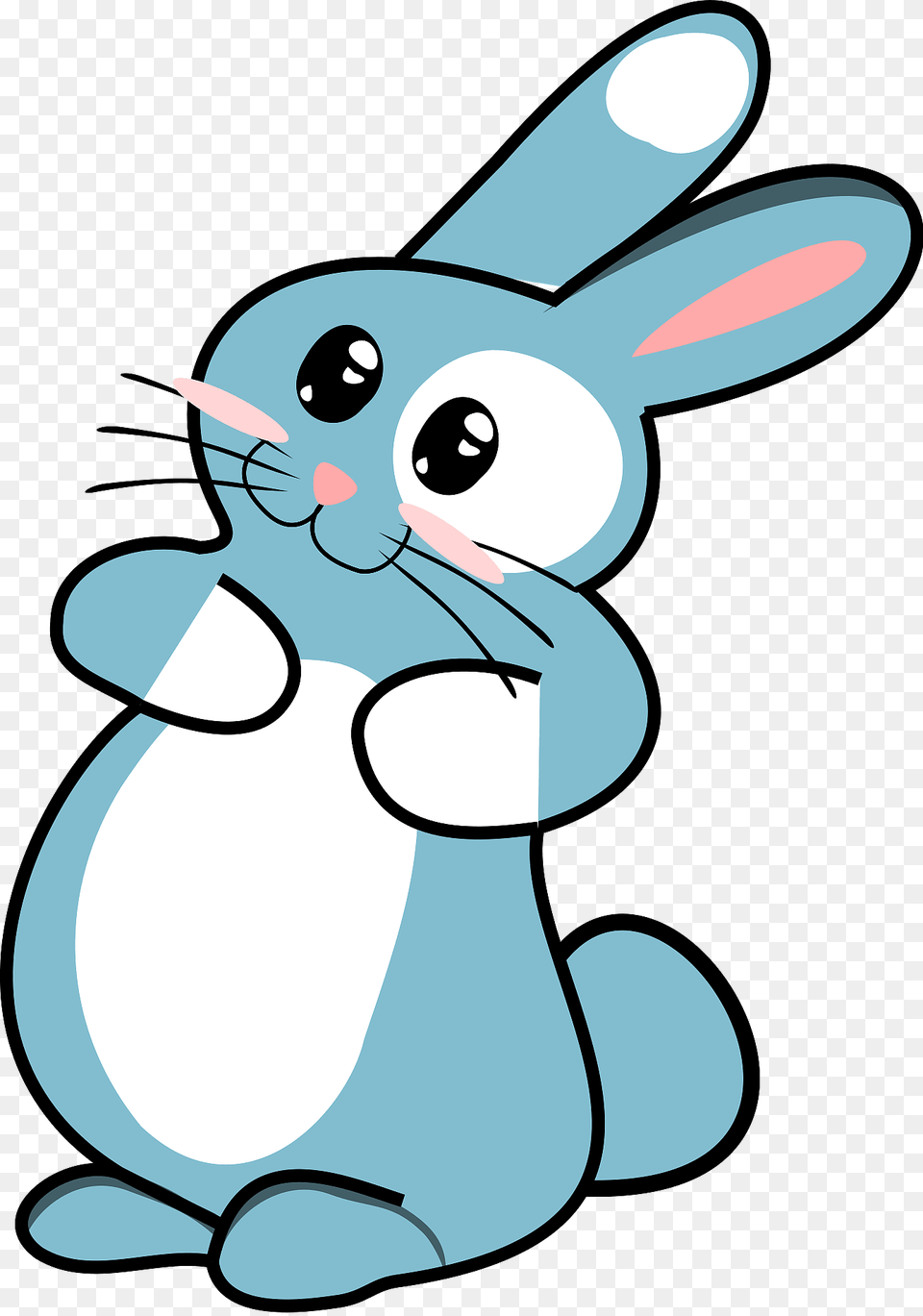 Cute Rabbit Clipart, Animal, Mammal, Nature, Outdoors Png