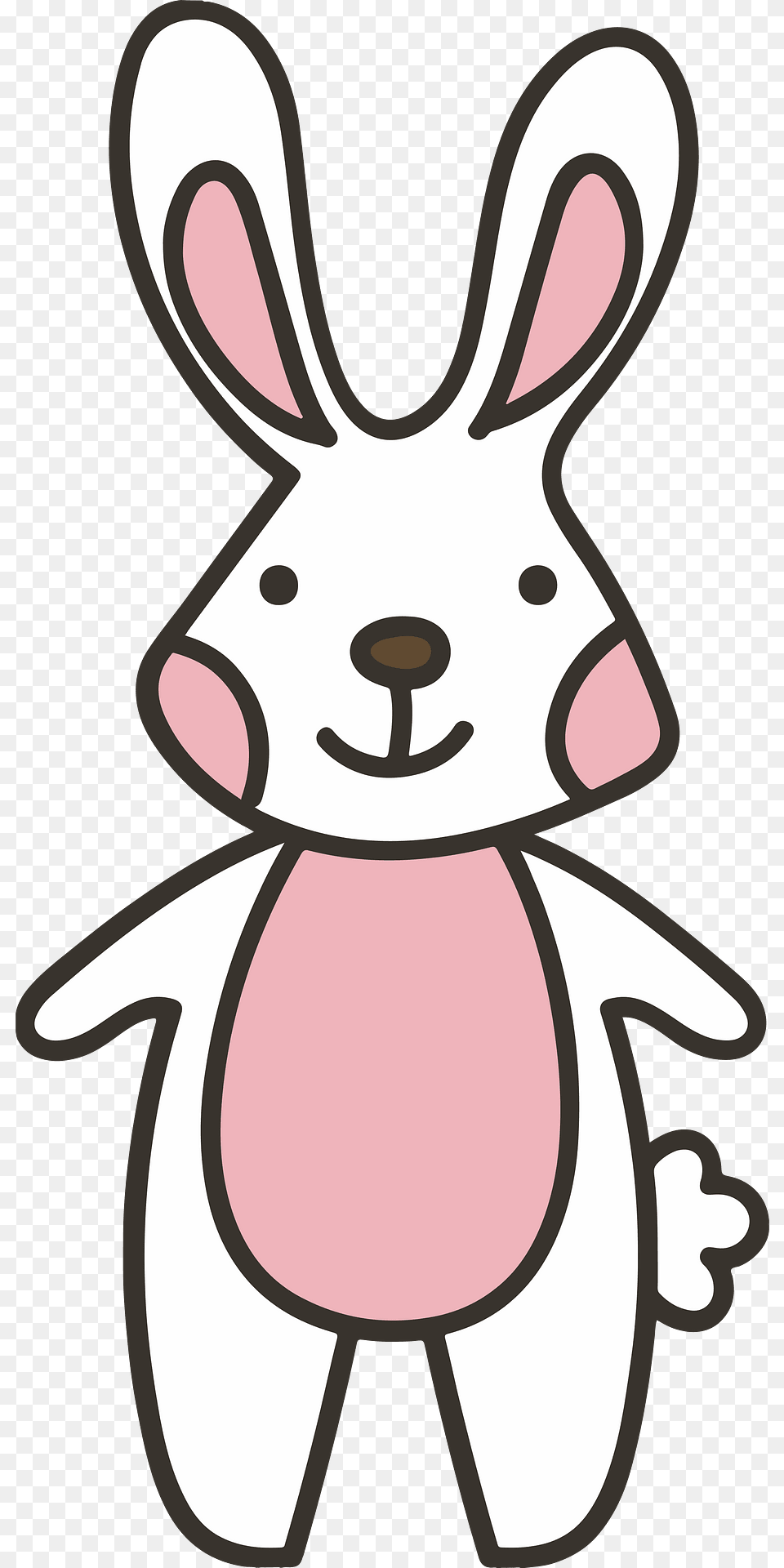 Cute Rabbit Clipart, Animal, Mammal, Baby, Person Free Png