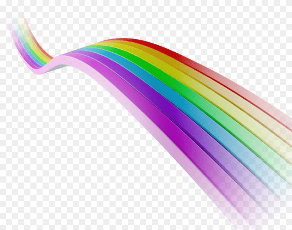 Cute Rainbow Colorful Ribbon Cute Graphic Design, Art, Graphics, Sea, Outdoors Png Image